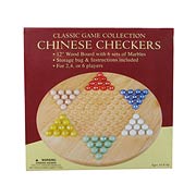 Chinese Checkers Game With Marbles